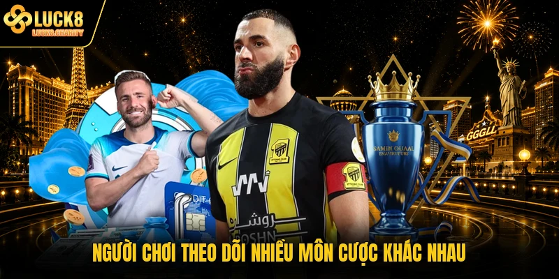 Người chơi theo dõi nhiều môn cược khác nhau